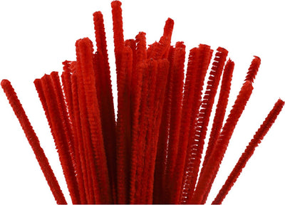 Chenille Red 30 cm, 50 °.