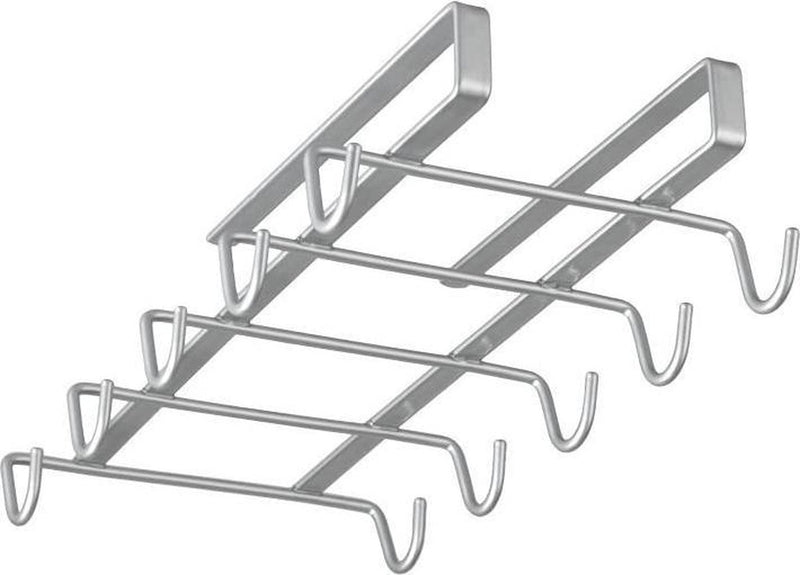 Metaltex - portabicchieri - portabicchieri - da appendere senza forare - argento