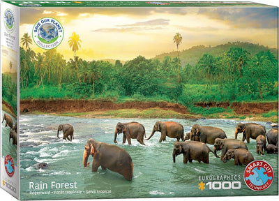 Eurographics: salva il pianeta! foresta pluviale [salva il pianeta! foresta pluviale] - puzzle da 1000 pezzi 68×48 cm (l×a)