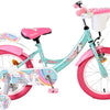 Bicicletta per bambini Volare Unicorn - ragazze - 16 pollici - verde