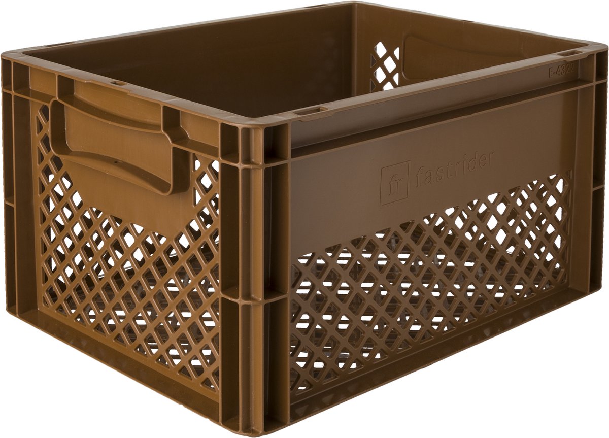 Fastrider bicycle crate medium brown