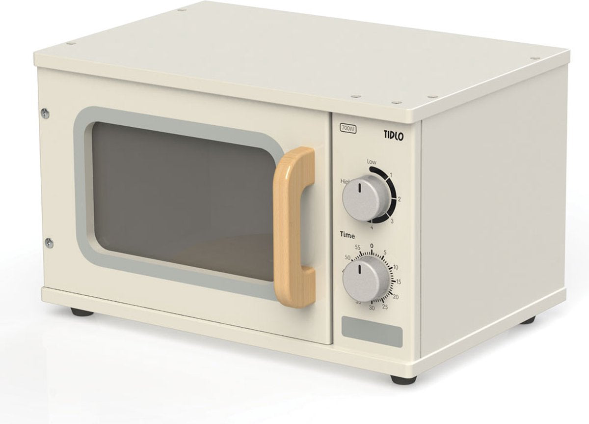 Tidlo Educational Wooden Toy Microwave