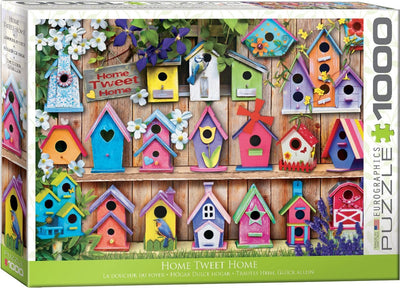 Eurographics - home tweet home (birdhouses) - 1000 pieces 68×48cm (w×h) - jigsaw puzzle