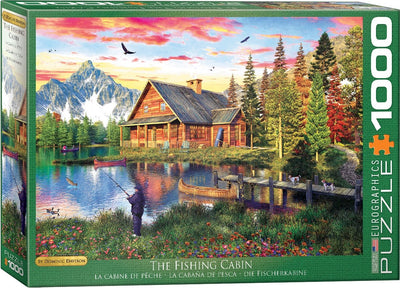 Eurographics - the fishing cabin - dominic davison - 1000 pezzi 68×48 cm (l×a) - puzzle