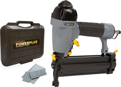 Grapadora neumática Powerplus powair0312 - máx. presión: 8,3bar - incl. 1000 nietas y 1000 spijkers