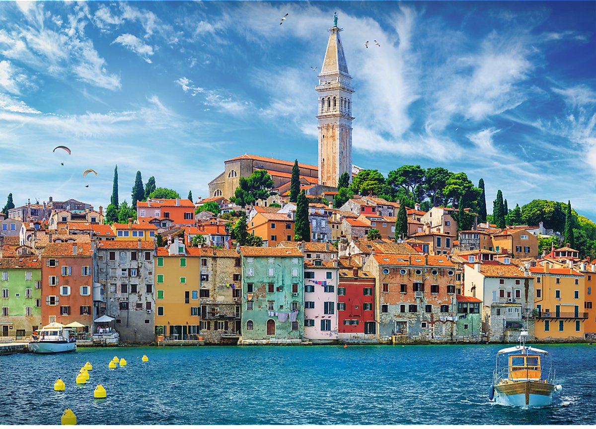 Puzzle Trefl Rovigno Croazia 2000 pezzi adulti bambini.