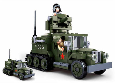 Sluban WWII Gaz Aliado Half-Track 2in1