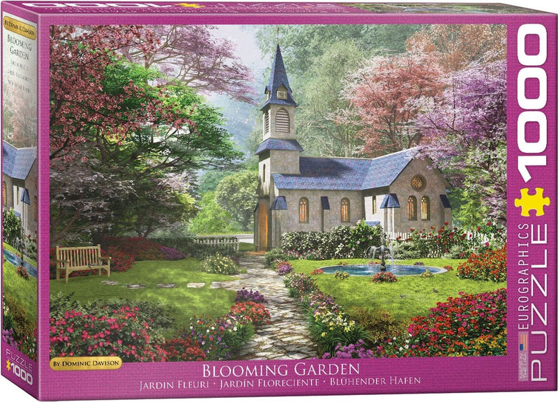 Eurographics - jardín floreciente [jardín floreciente] - dominic davison - 1000 piezas 68×48cm (ancho×alto) - rompecabezas