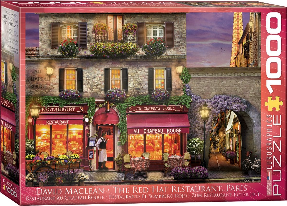 Eurographics - the red hat restaurant paris [the red hat restaurant paris] - 1000 pezzi 68×48 cm (l×a) - puzzle