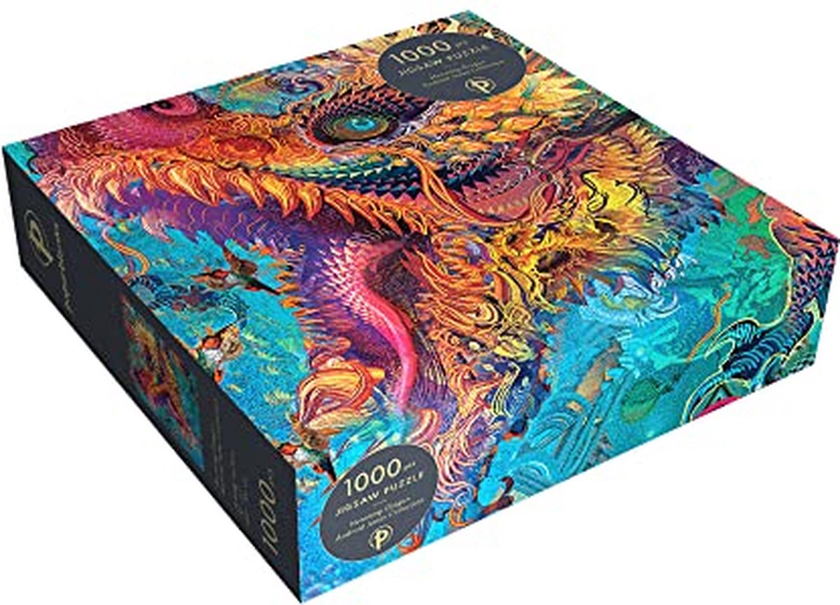Puzzle Paperblanks paperblacks collezione android jones drago canticchiante 1000 pezzi 50x70
