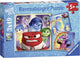 Ravensburger - dentro e fuori; avventura emotiva - puzzle - 3 x 49 pezzi