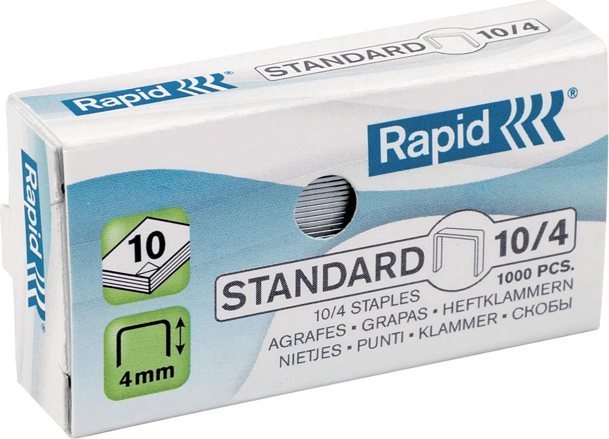 Grapa rápida nº10 galvanizada estándar 1000 piezas