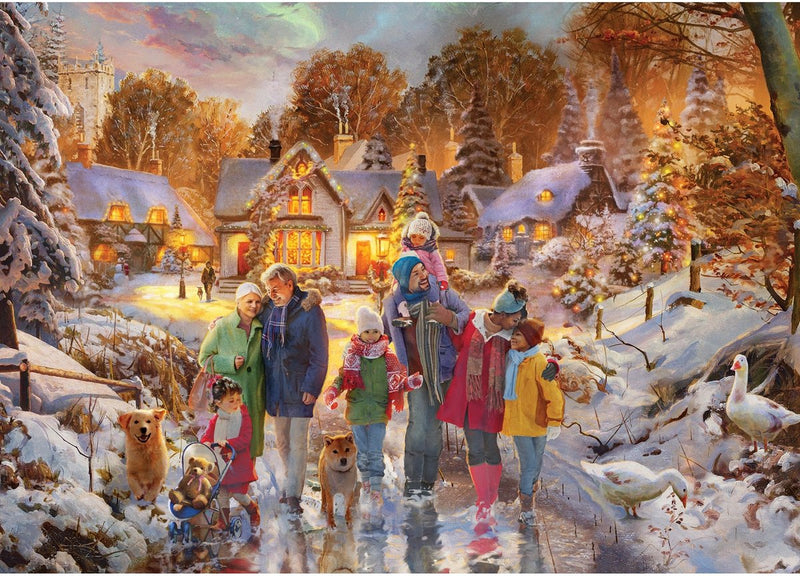 Gibsons - boxing day walk (di simon mendez) - 500 pezzi 48×34 cm (l×a) - puzzle per adulti