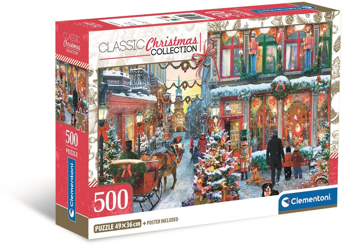 Clementoni legpuzzel de vreugde van kerstmis - 500st.