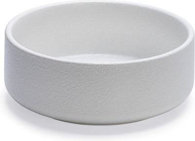 Designed by lotte ciotola per cibo lojs - ciotola per cibo per cani - ciotola per bere - ceramica - bianco - 18x18x7 cm - 1200 ml