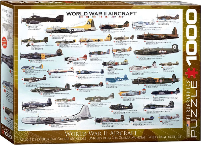 Eurographics - avión de la segunda guerra mundial [avión de la segunda guerra mundial] - 1000 piezas 68×48cm (ancho×alto) - rompecabezas