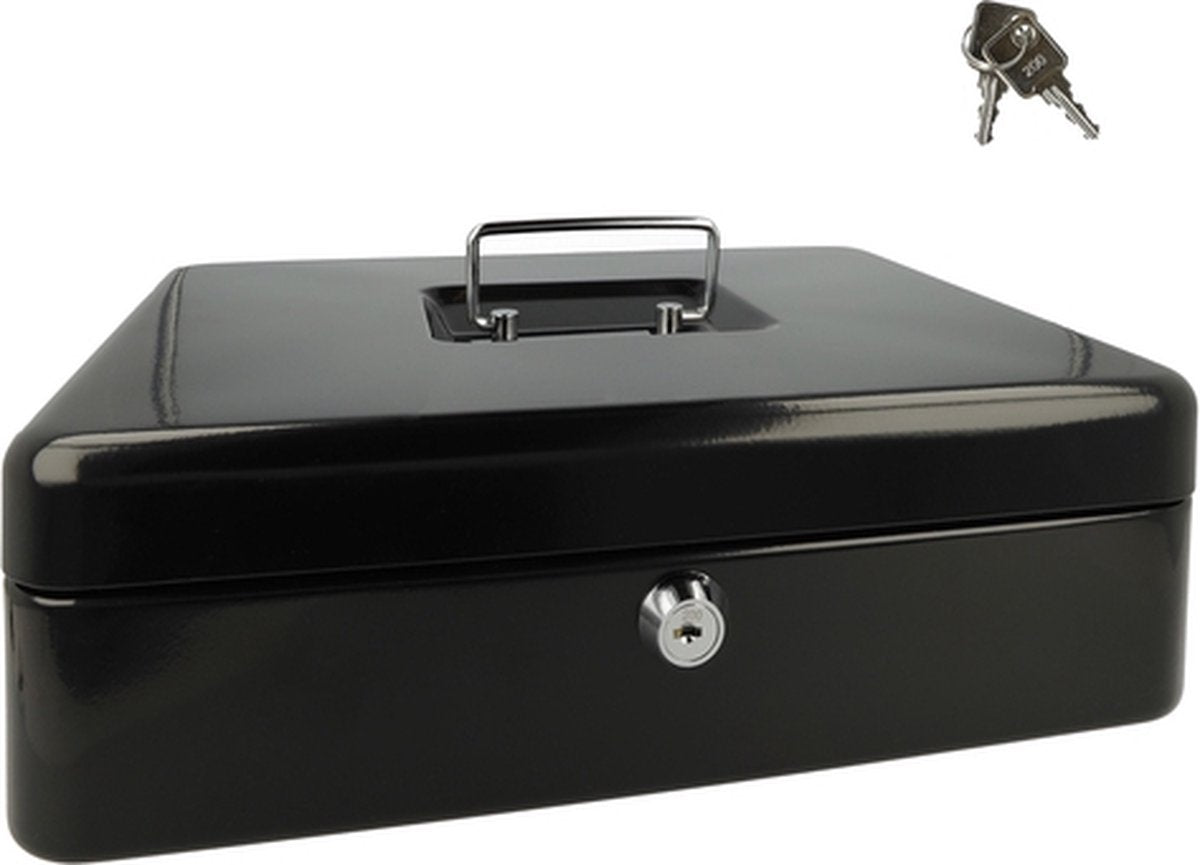 Caja Westcott - 301x242x91mm - negro - inserto de plástico con 5 compartimentos - ac-e51002-zw