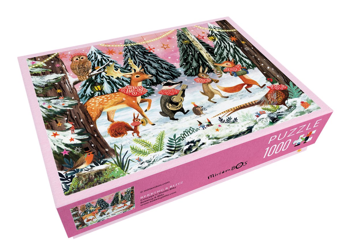 Bekking blitz puzzle 1.000 pezzi Natale
