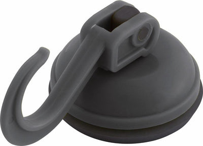 Eurotrail zuignap met haak - tot 6kg - 2 stuks - charcoal