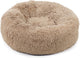 Beeztees yali - cama para perros - felpa - mullida - beige - diam. 70cm