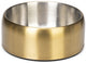 Menno's dierenwereld designed by lotte noar voerbak hond - eetbak drinkbak - vaatwasserproof - anti-slip - rvs - goud - 470ml