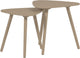 Woood nila side tables - wood - sand - set of 2