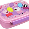 Lunchbox de cerdo de Peppa con bandeja de bocadillos