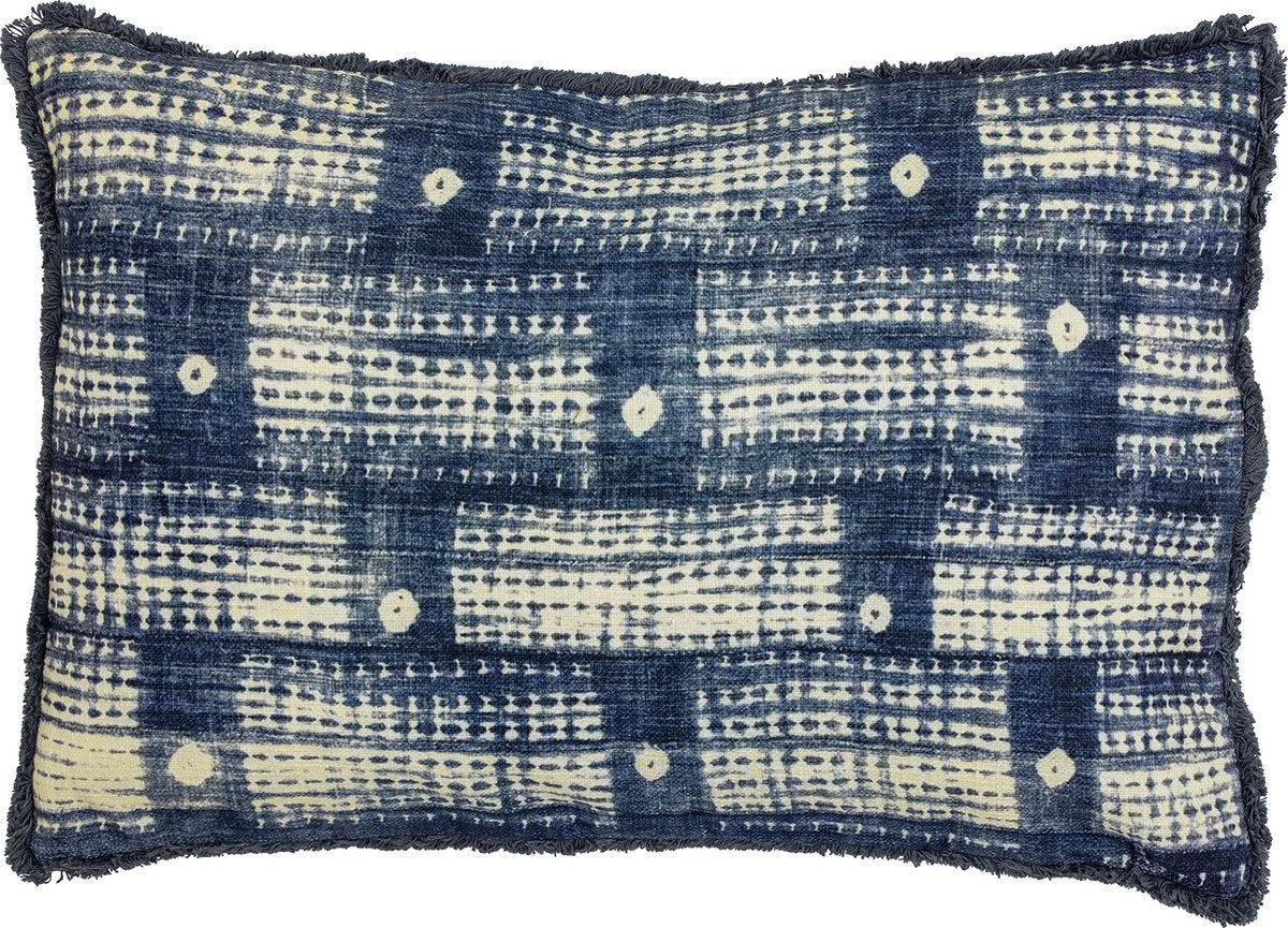 Cuscino Fillippa collezione creativa, blu, cotone