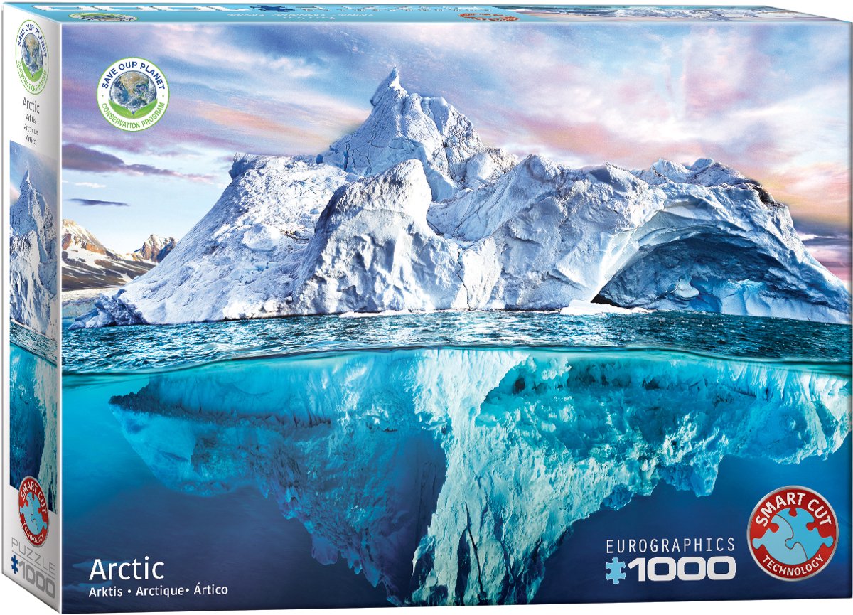 Eurographics - red de planeet! noordpool [save the planet! arctic] - 1000 stukjes 68×48cm (b×h) - legpuzzel
