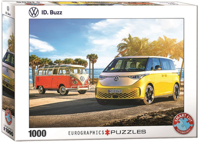 Eurographics volkswagen - vw id buzz - 1000 pezzi 68×48 cm (l×a) - puzzle