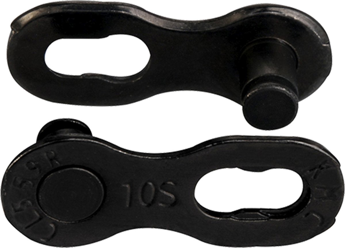 KMC Missinglink 10 DLC - Conector de cadena de 10 velocidades, 5.88 mm, negro