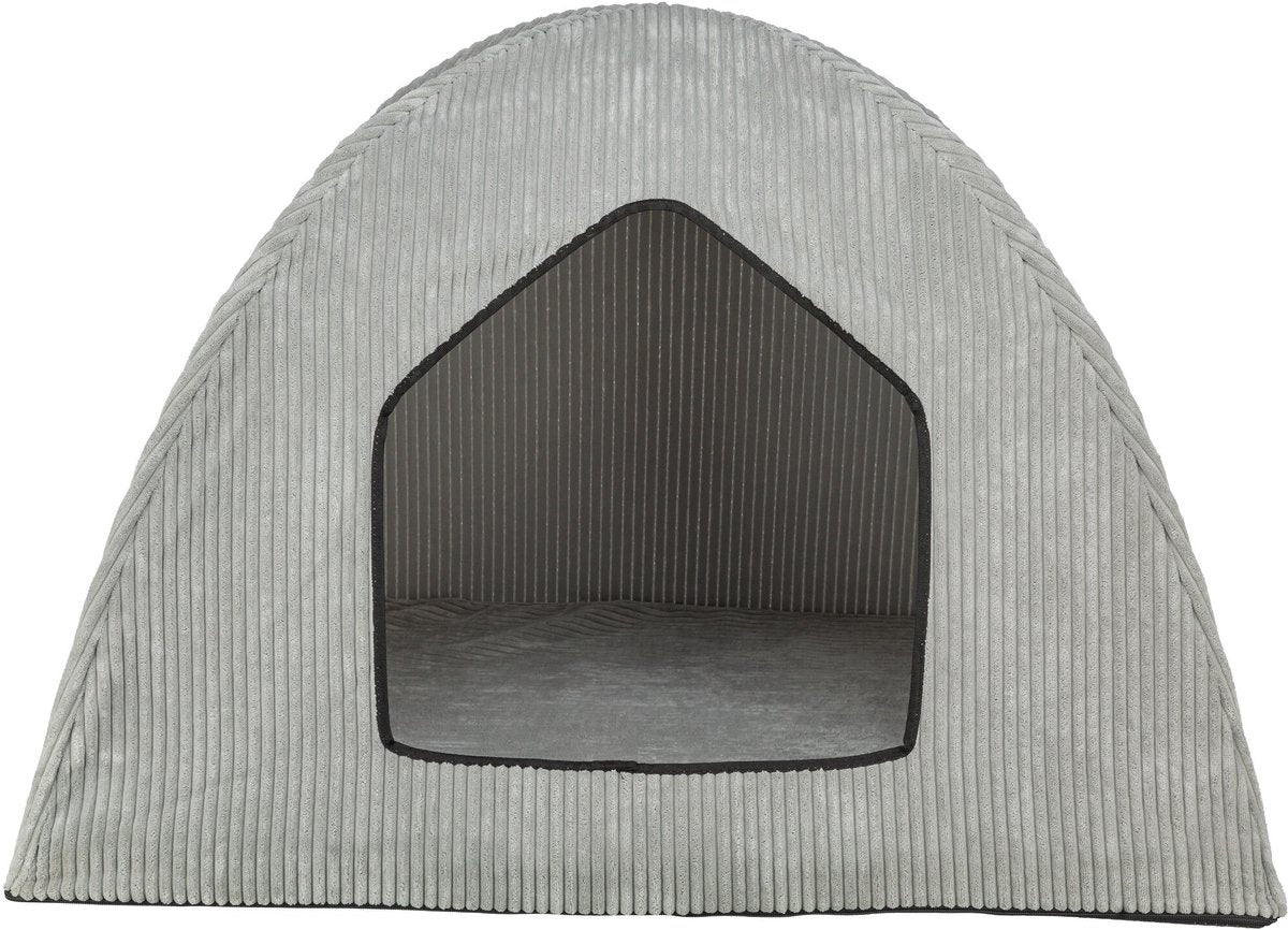 Tenda per cesto per cani da cani da trixie jonna tessuto a costole vitale grigio