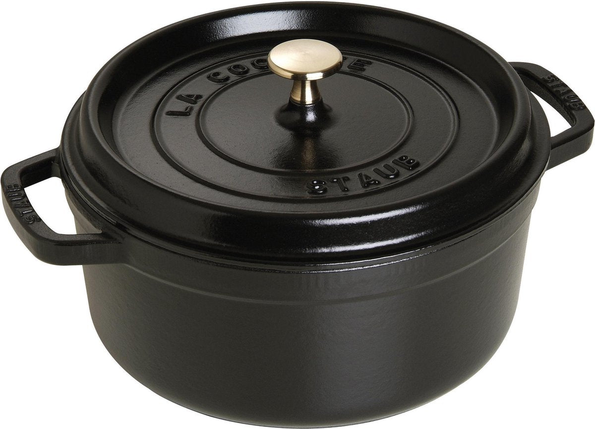 Padella Staub - rotonda - 24 cm - nera
