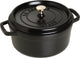 Padella Staub - rotonda - 24 cm - nera