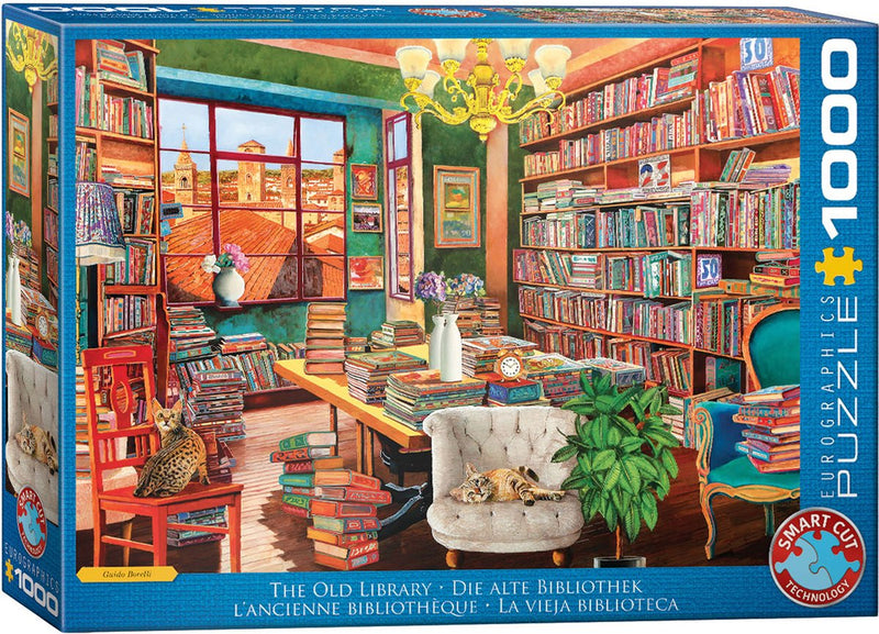 Eurographics - la antigua biblioteca [la antigua biblioteca] - borelli guido - 1000 piezas 68×48cm (w×h) - rompecabezas