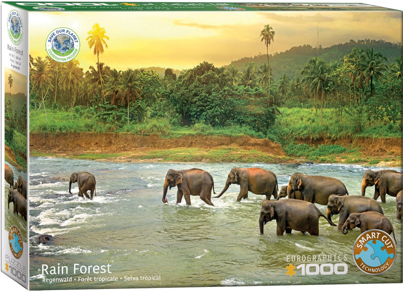 Eurographics: ¡salva el planeta! selva tropical [¡salva el planeta! selva tropical] - 1000 piezas 68×48cm (ancho×alto) - rompecabezas