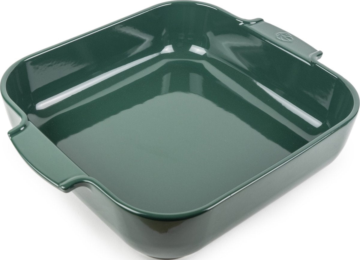 Peugeot appolia ovenschaal 36 cm - bosgroen - vierkant
