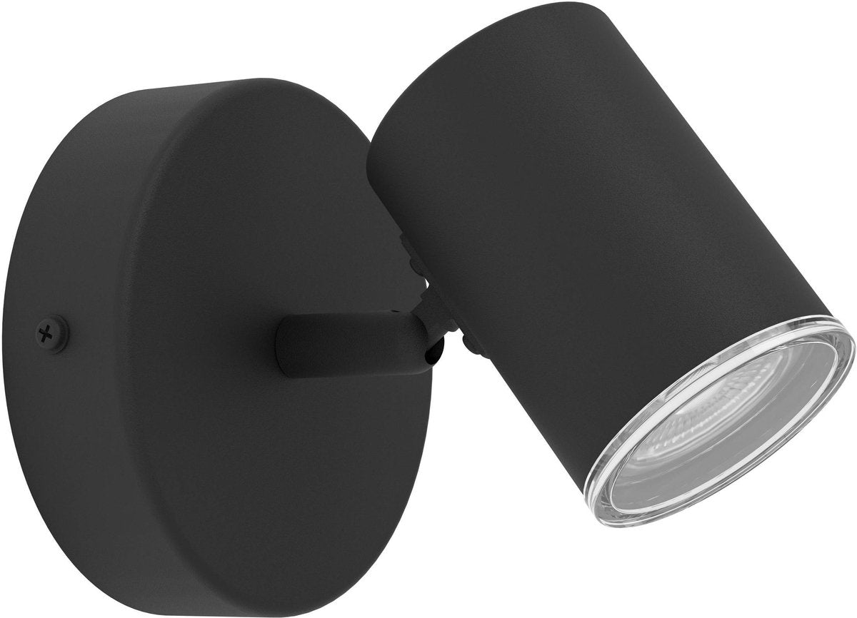 Eglo consuma 1 spot - bagno - gu10 - 11 cm - nero