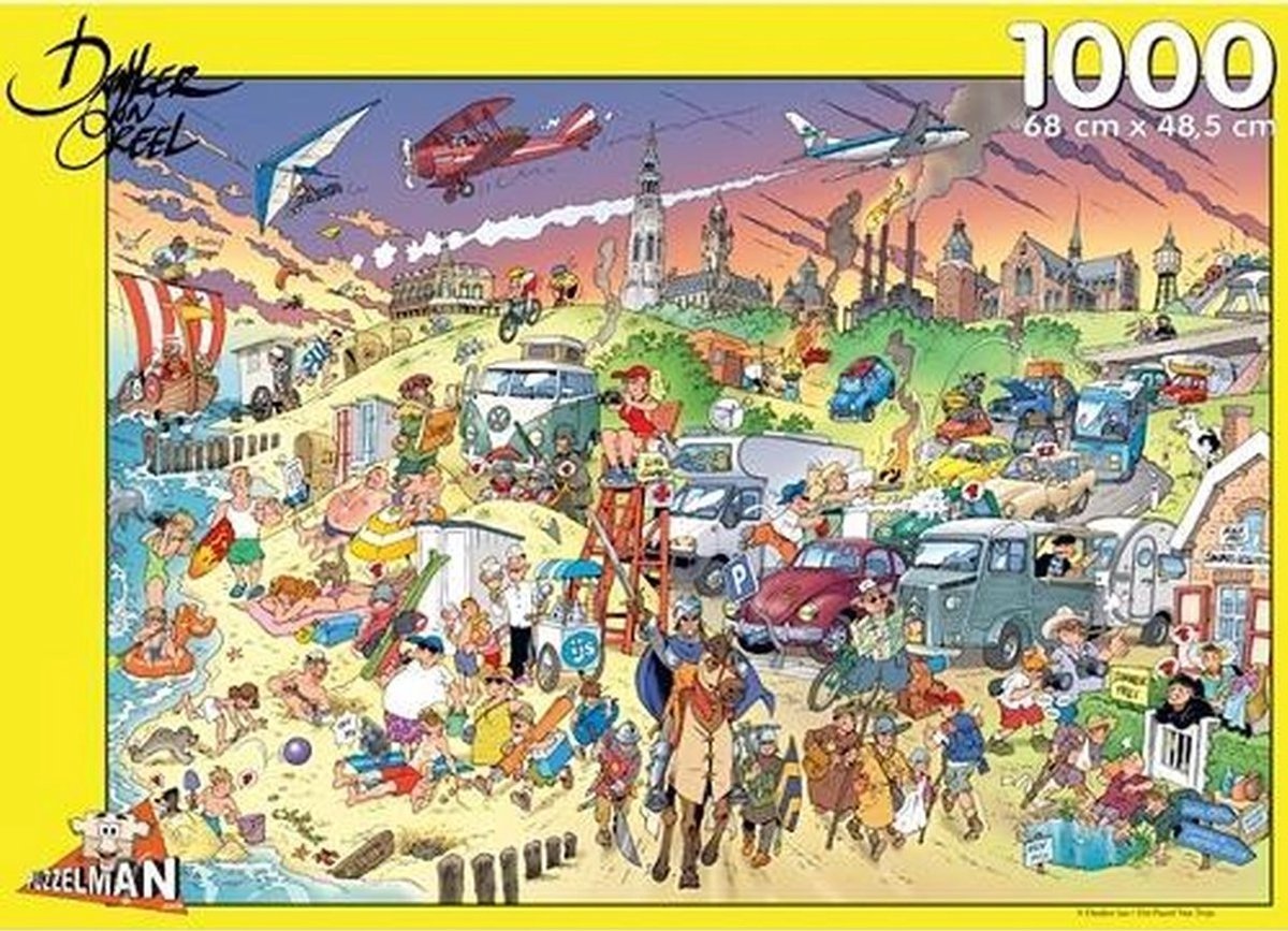 Puzzelman puzzel - strand - danker jan (1000)