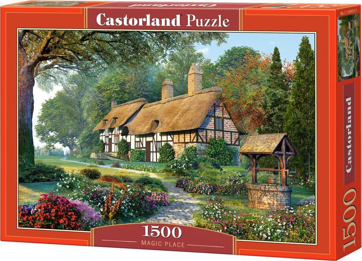 Castorland magic place – puzzel – 1.500 stukjes – satijnen afwerking – perfecte pasvorm – europese kwaliteit