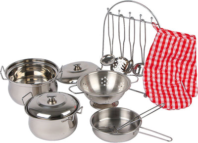 Small foot metal children's cookware set, 13dlg.
