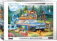 Eurographics - loading the jeep wagoneer [loading the jeep wagoneer] - illustrazioni bigelow - 1000 pezzi 68×48 cm (l×a) - puzzle