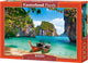 Castorland ko phi phi le, thailand – puzzel – 1.000 stukjes – satijnen afwerking – perfecte pasvorm – europese kwaliteit