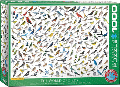 Eurographics - il mondo degli uccelli - david sibley - 1000 pezzi 68×48 cm (l×a) - puzzle