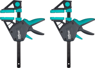 Wolfcraft - 2 abrazaderas de pegamento pro ergo, 150 mm - 8675060