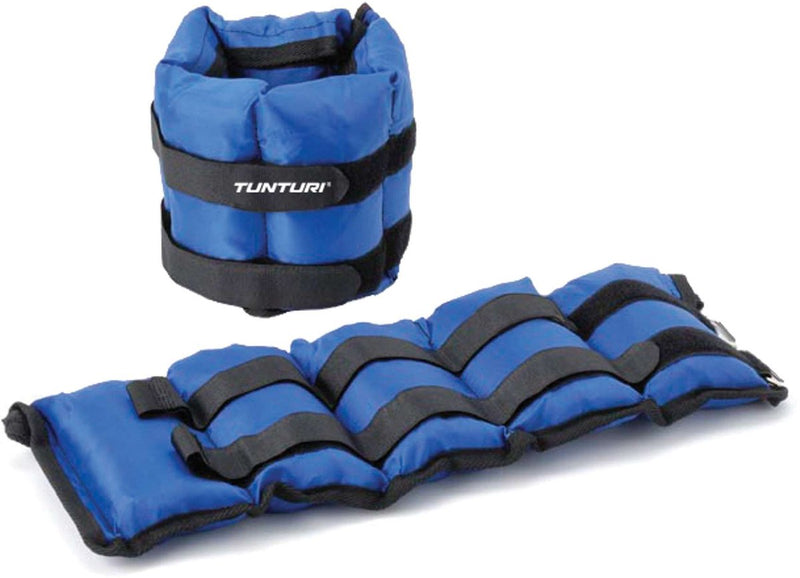 Pesi variabili per caviglie e polsi Tunturi - 2x 2,25 kg - blu