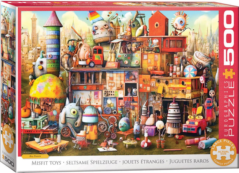 Eurographics - juguetes inadaptados [juguetes inadaptados] - poderes de rayos - 500 piezas 68×48cm (ancho×alto) - rompecabezas