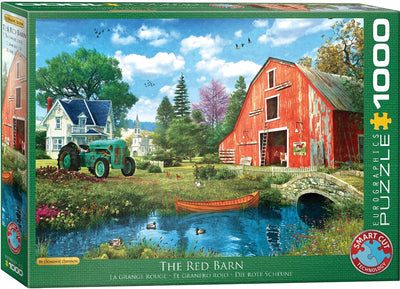 Eurographics - il fienile rosso - dominic davison - 1000 pezzi 68×48 cm (l×a) - puzzle