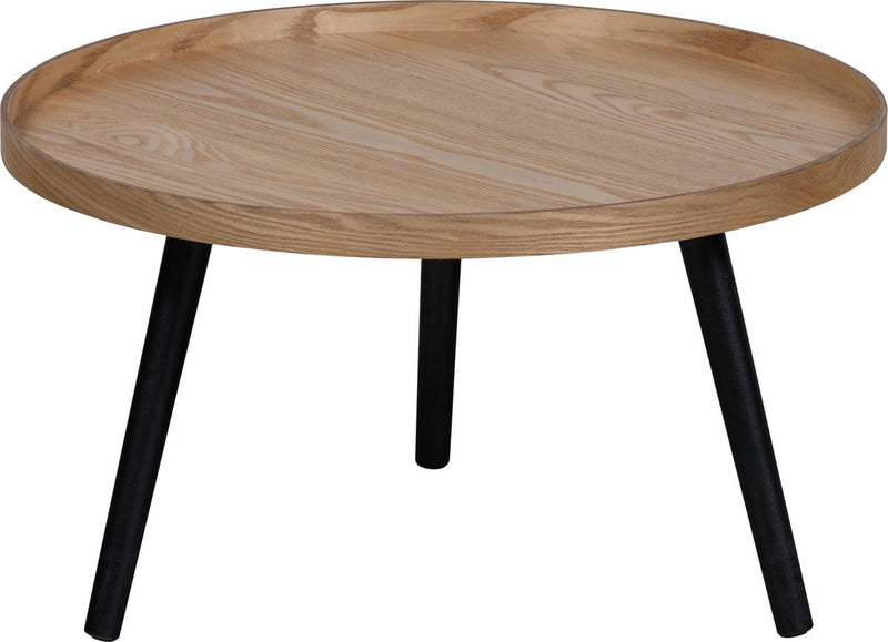 Mesa auxiliar Woood mesa l - madera - natural - 34xø60