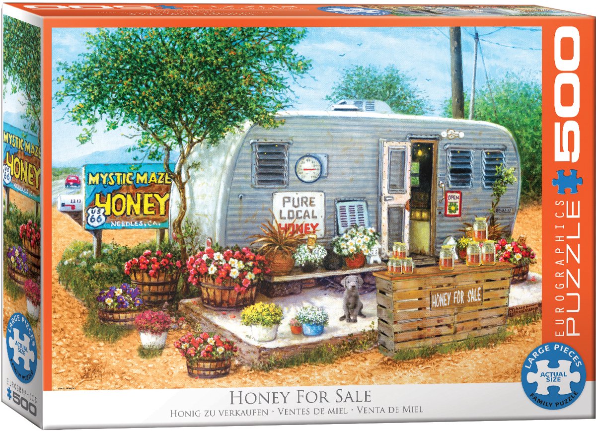 Eurographics - honey for sale [honey for sale] - 500 xl pieces 68×48cm (w×h) - family jigsaw puzzle
